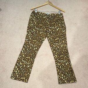 Moschino cheap and chic leopard pants
